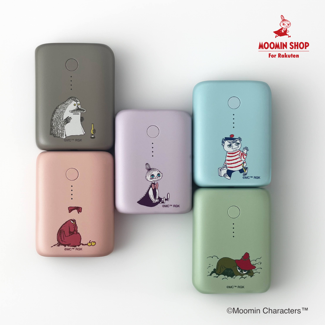 MOOMIN SHOP 楽天市場店で販売中！【MOOMIN】モバイルバッテリー 10000mAh PD20W入出力 全5色 2年保証