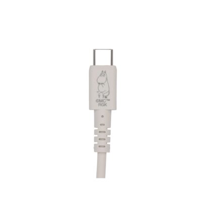 MOOMIN SHOP 楽天市場店で販売中！【MOOMIN】しなやかで絡まない シリコンケーブル USB-C to USB-C 1m 全1色 2年保証