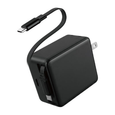 【新商品紹介】巻巻取り式 USB-Cケーブル一体型 PD67W充電器(MOT-ACPD67C2)