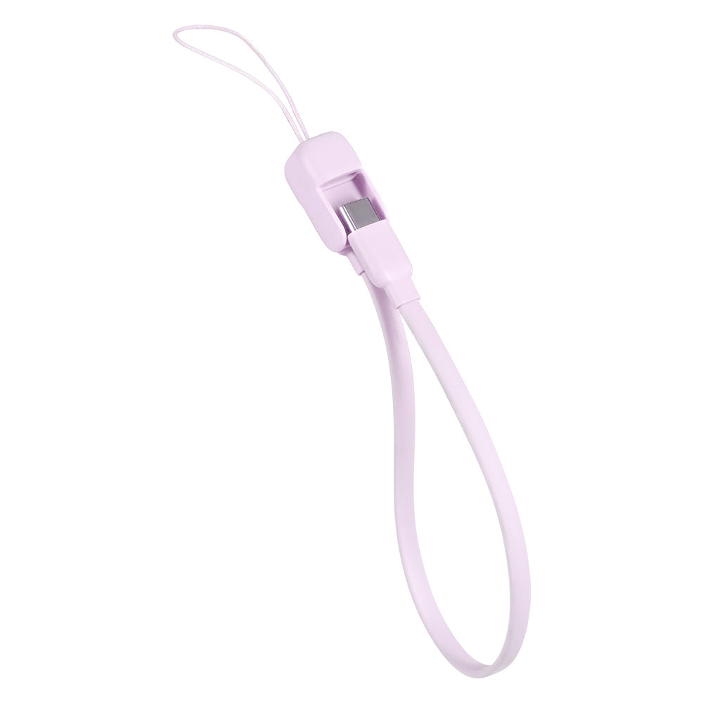 MOTTERU ストラップ式 USB-C to Cケーブル 20cm ペールアイリスの商品画像